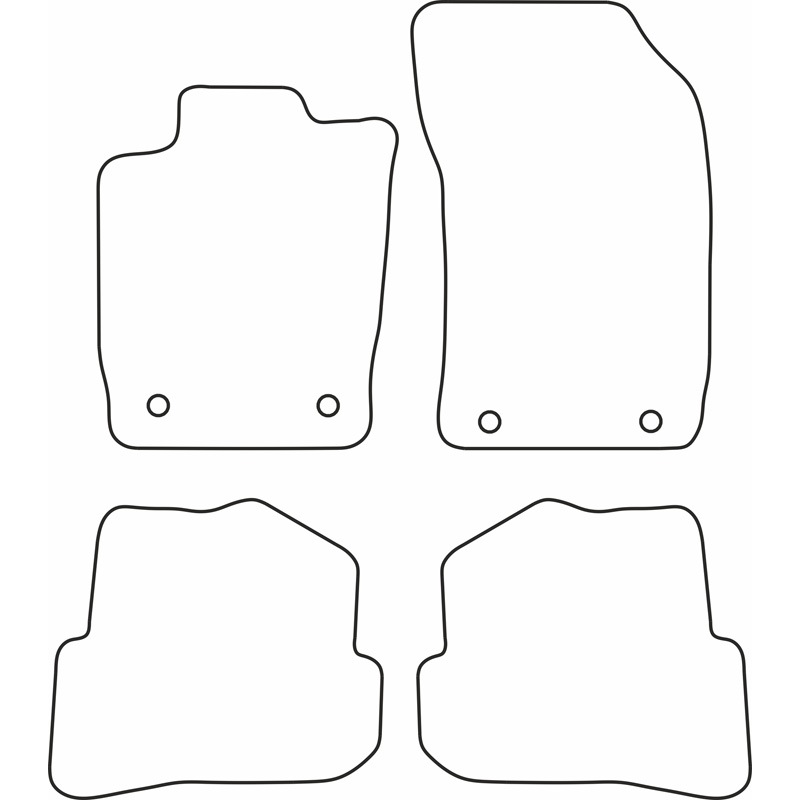 Automatten  Audi A1 2010-2018