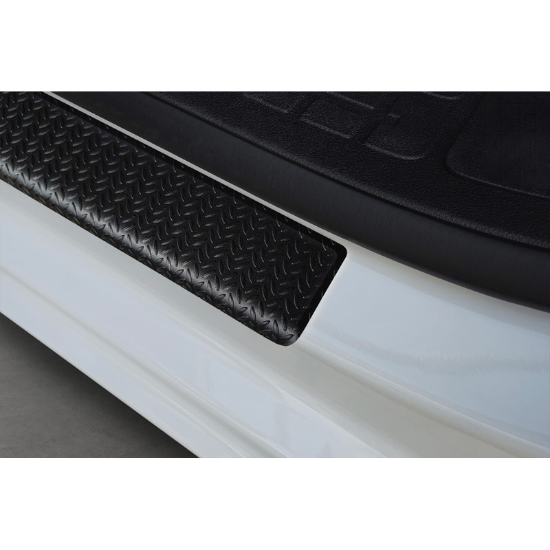 Aluminium lower door sill protectors 'Riffled Plate'  Toyota Proace Verso II, Citroen Spacetourer 2016- / Peugeot Expert 4d 2016-2021 & FL 2021- / Peugeot Traveller 2016-, Citroën Jumpy 4d 2016- / Opel Vivaro III, Opel Zafira Life 2019- - 4-pieces - Bla