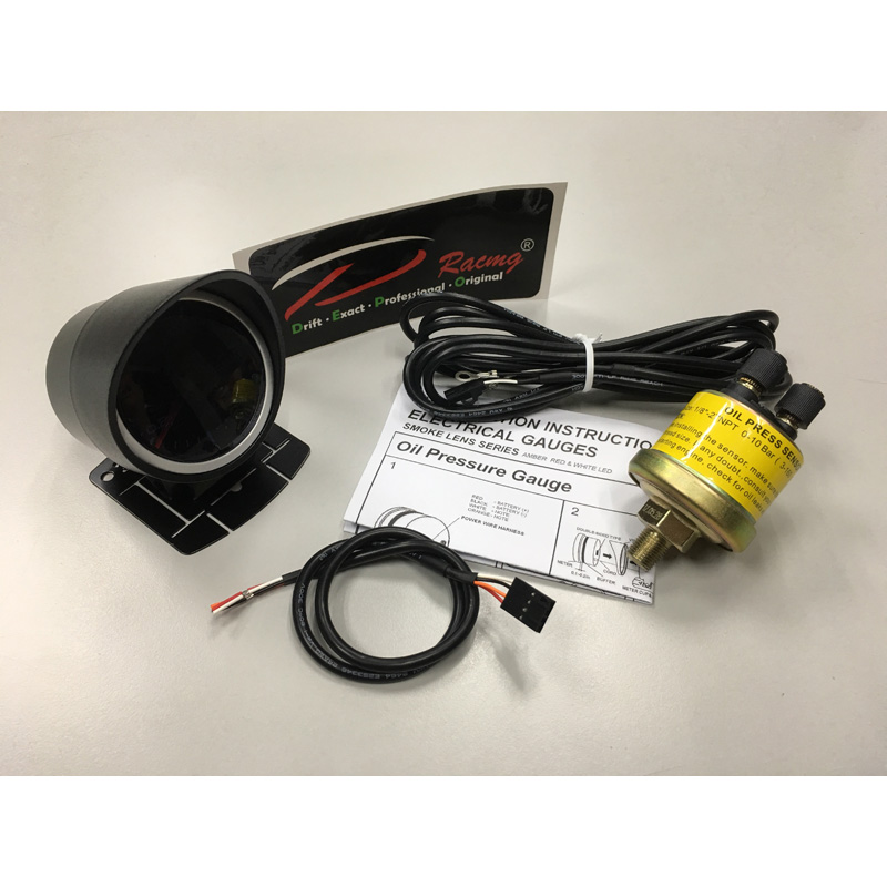 Depo Racing WA-Series Instrument - Oliedruk 0,0>10,0 bar - 52mm