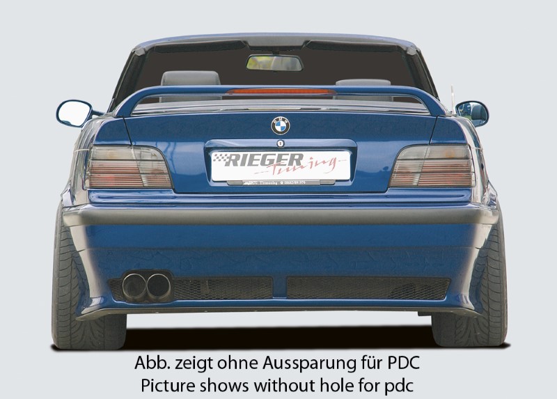 Achterbumper BMW E36 Niet compact Rieger(Met PDC)