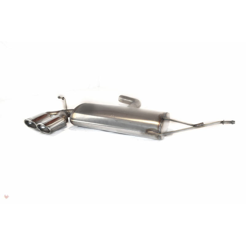 Stainless steel Sport exhaust  Volkswagen Golf V HB 1.4i 55kW/1.4FSi 66kW/1.6i 75kW/1.6FSi 85kW/2.0FSi 110kW/1.9TDI 66/77kW/2.0TDI 100/103kW/2.0SDI 55kW 2003-2008 2x 95x65mm