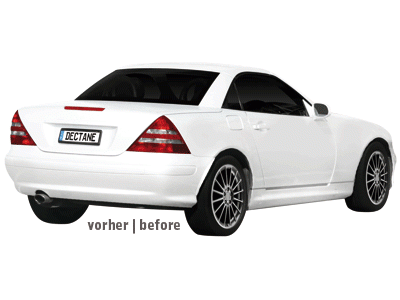 Taillights Mercedes SLK (R170 00-04) LED Red/smoke