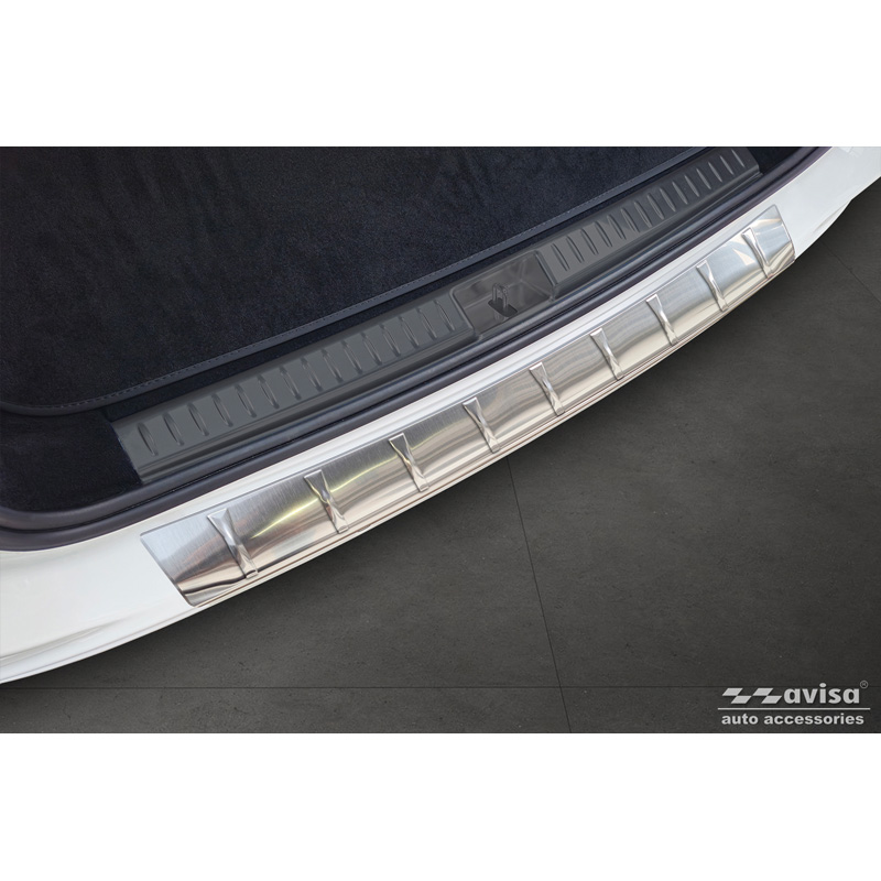 Stainless Steel Rear bumper protector  Mercedes E-Class (S214) Estate 2023- 'Ribs'
