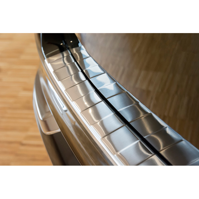 Stainless Steel Rear bumper protector  Volvo XC90 2015-2019 & all Facelift models 'Ribs'