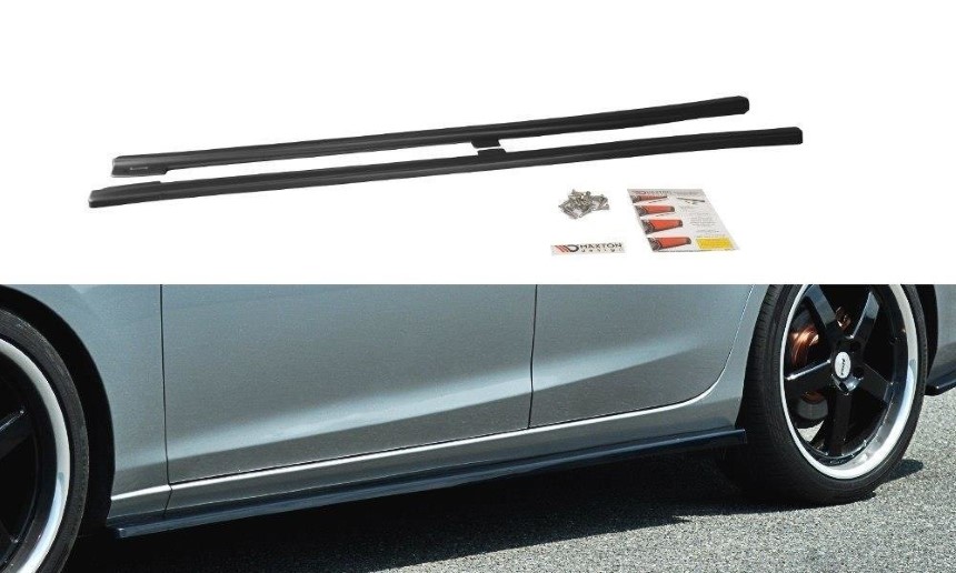 Zijskirts Mazda 6 GJ Mk3 Maxton Design glans zwart