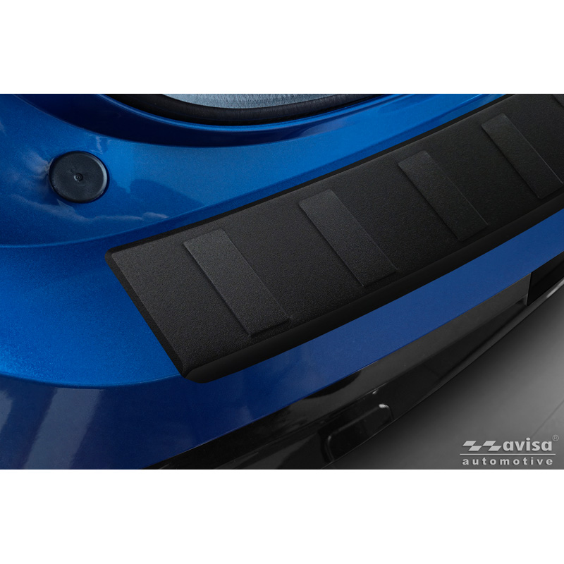 Matt Black Stainless Steel Rear bumper protector  Renault Rafale 2023- 'Ribs'