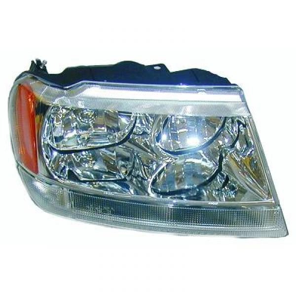 Koplamp links GR.CHEROKEE 99-05 ALLEEN LIMETED