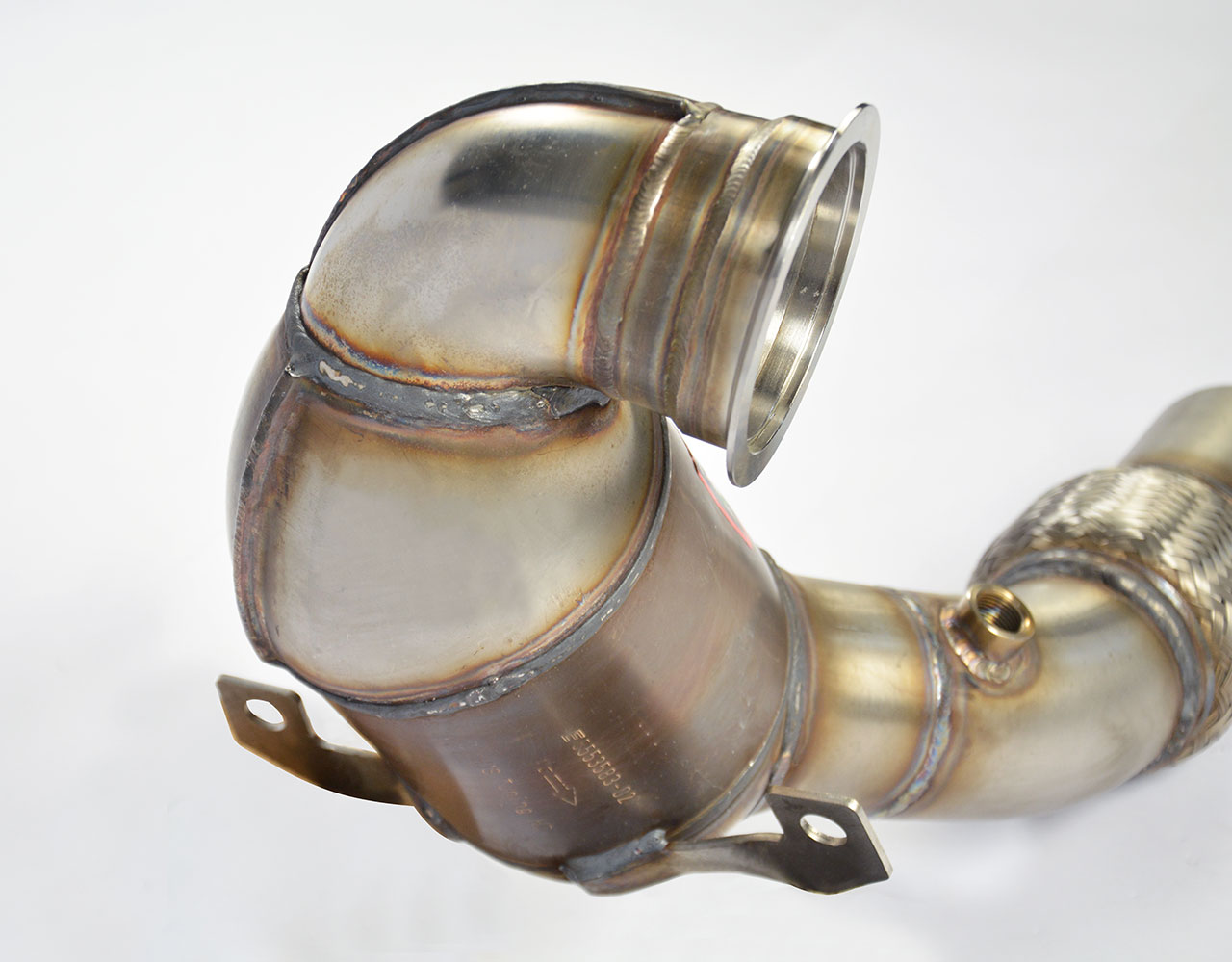 AUDI A3 8V QUATTRO 1.8 TFSi (180 Hp) 2013 -> 2015 Turbo downpipe kit + Metallic 200 CPSI catalytic c