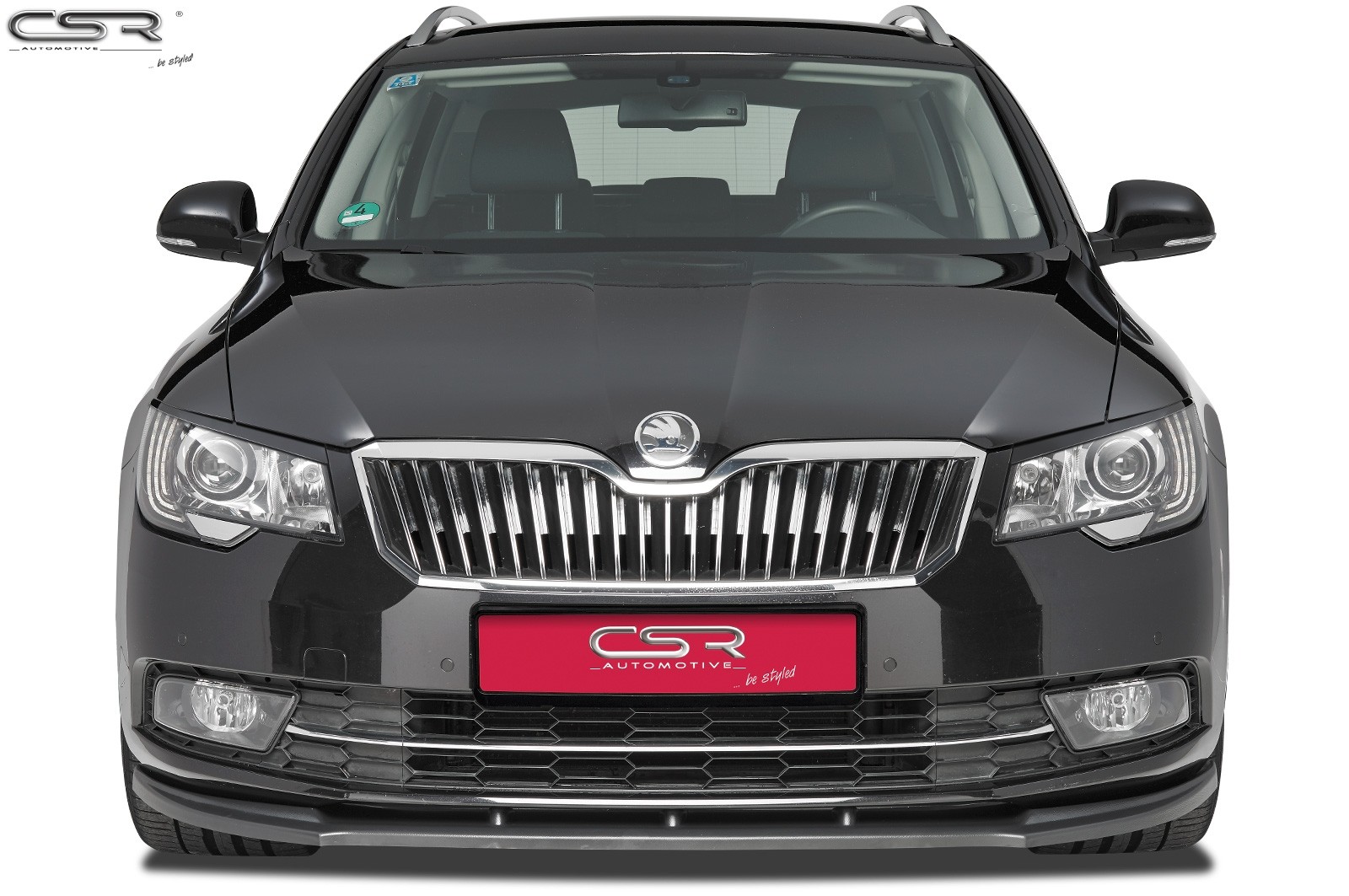 Onderspoiler lip voor Skoda Superb II