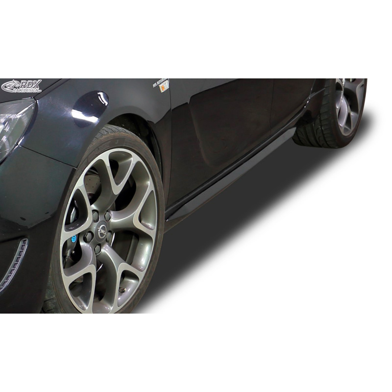 Side skirts 'Slim'  Opel Insignia 2008-2017 Sedan/Sportstourer incl. OPC (ABS glossy black)