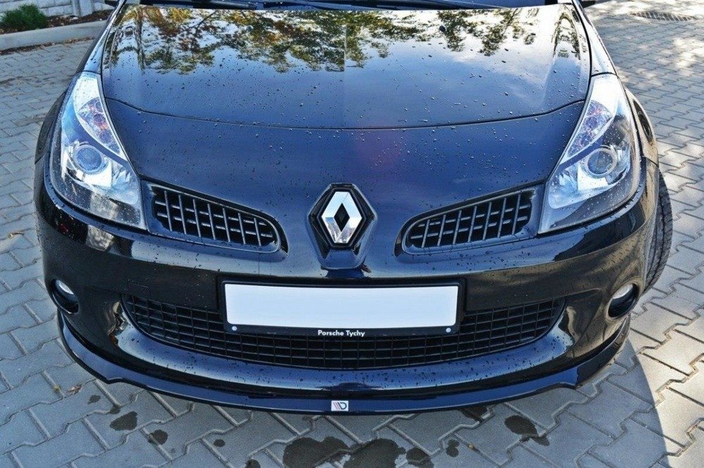 Voorspoiler Renault CLIO RS MK3 Glans zwart