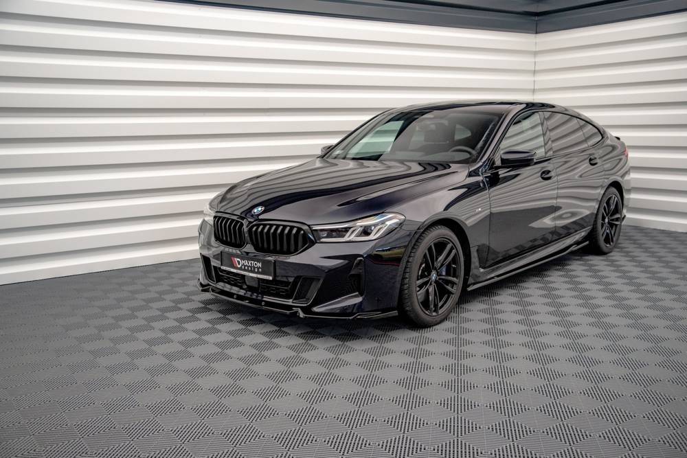 Voorspoiler BMW 6 GT M Pakket G32 Facelift 2020 - Maxton Glans Zwart