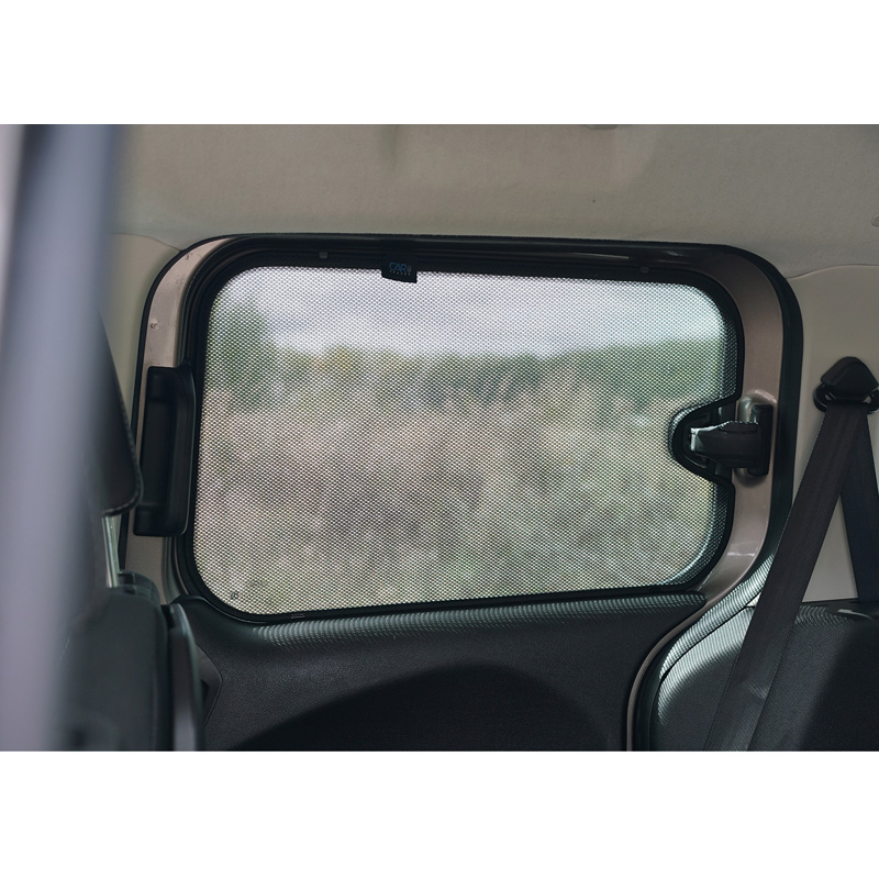 Set Car Shades (rear side doors)  Ford Tourneo Courier 2014-2023 (with hinged opening windows) (2-pieces)
