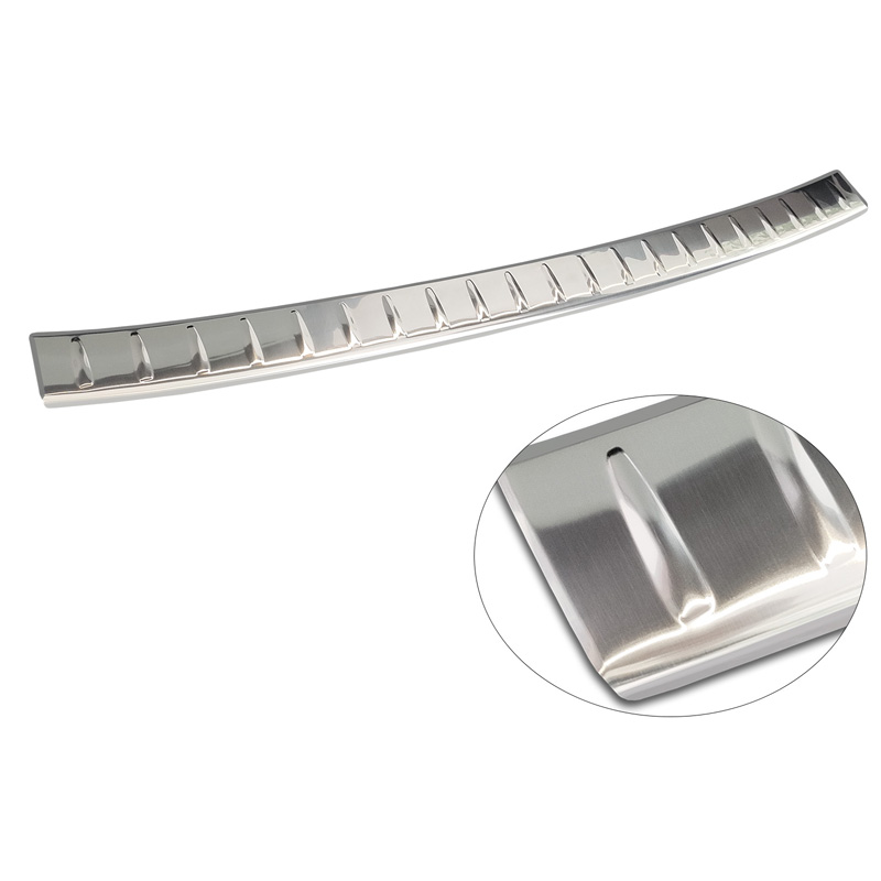 Stainless Steel Rear bumper protector  Mercedes GLC II (X254) 2022- 'Ribs'