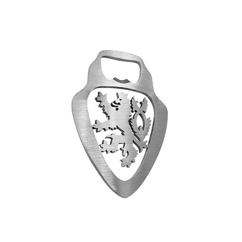 RVS Flesopener - 'Tsjechische Republiek' (Zilver)