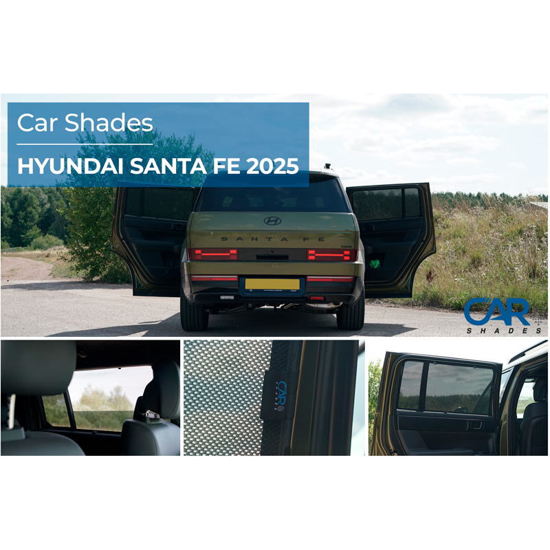 Set Car Shades (rear side doors)  Hyundai Santa Fe V (MX5) 2024- (2-pieces)