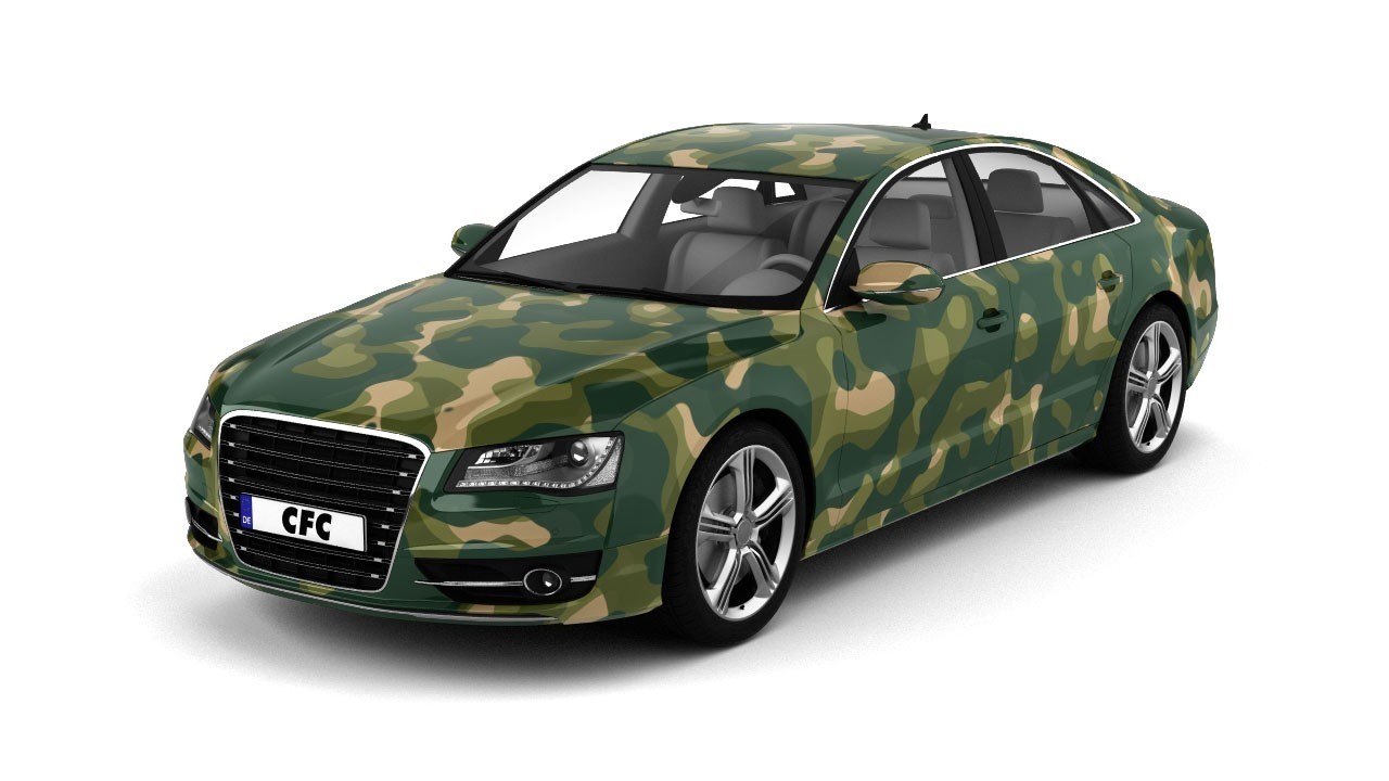 Car Wrap Folie Camouflage Military Glans 150x300cm