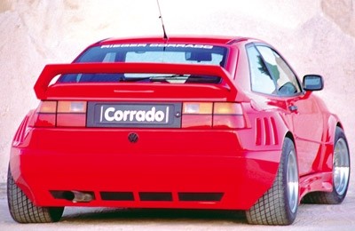 Achterspoiler 1 delig Breedversie ll VW Corrado Polyester Rieger