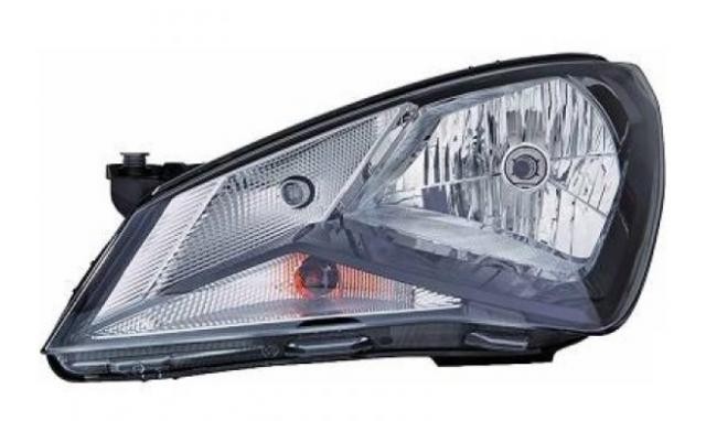 koplamp, Hella, H4, elektr verstelb, rechts Seat Mii, 2012 -