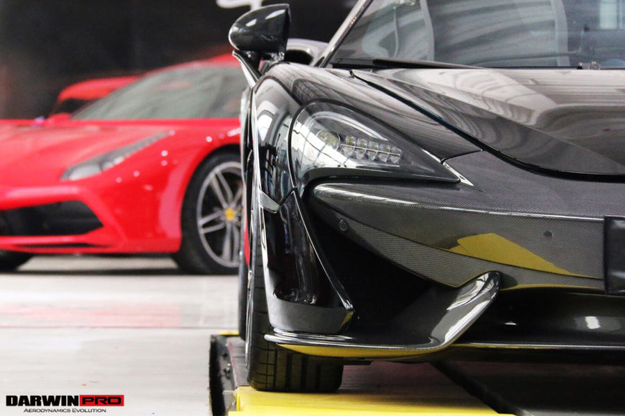 McLaren 540c/570s/570gt Carbon Voorbumper Canards 2015-2020
