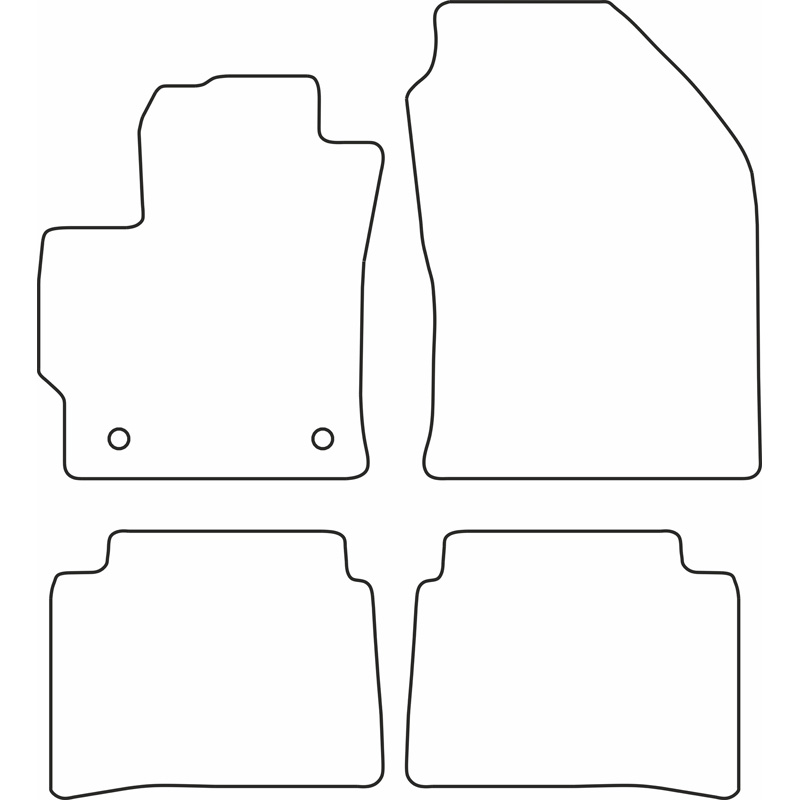 Set velour car mats  Suzuki Swace Hybrid 2020-