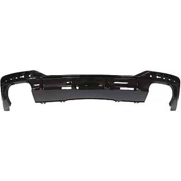 Achterbumper diffusor Audi A5 5F 19-.. RS5 Look Glans Zwart