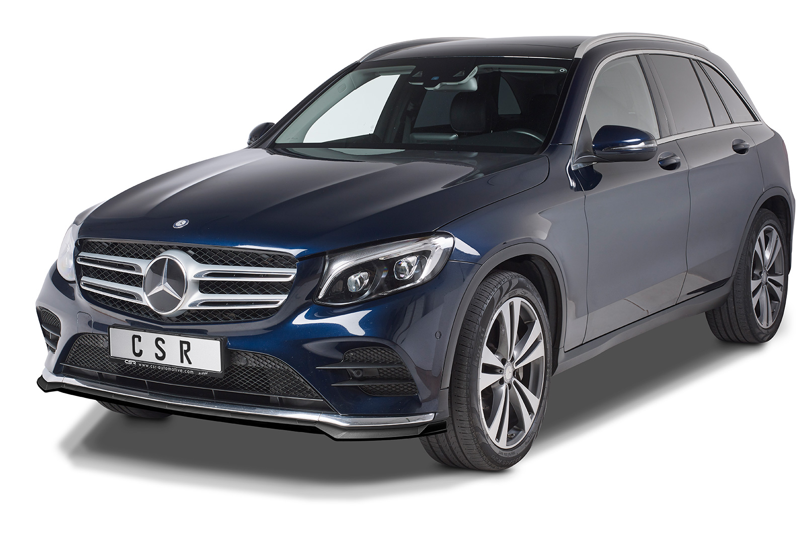 Voorspoiler Mercedes Benz GLC X253 CSR Glans Zwart