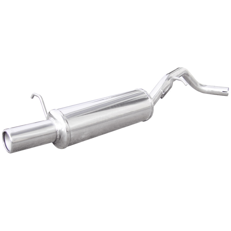 100% Inox Sport Exhaust  Volkswagen Polo (9N2) 1.4 TDI Sportline 80hp 2005-2008 1x80mm