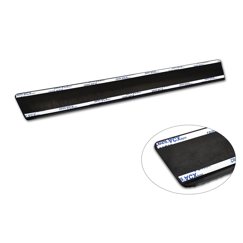 Aluminium Instaplijsten 'Riffled Plate'  Mercedes Vito III / V-Klasse (W447) 2014- - 2-delig - Zwart