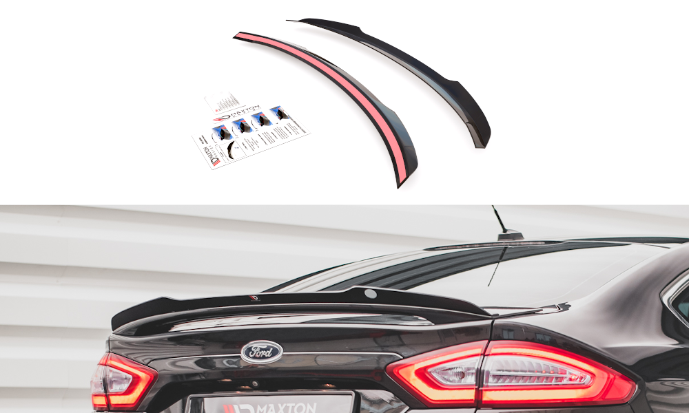Spoiler Ford Mondeo MK5 Glans zwart