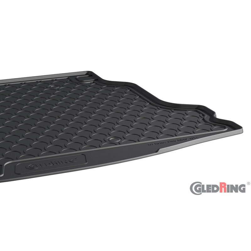 Rubbasol (Rubber) Trunk mat  Honda Civic X HB 5-doors 2017-2022 (with spare tyre)