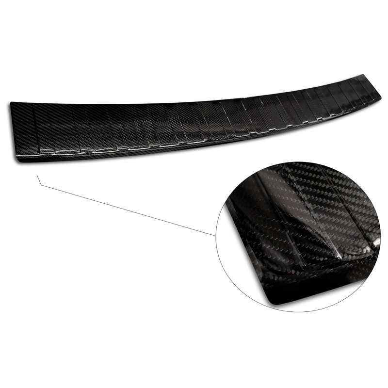 Real 3D Carbon Rear bumper protector  Peugeot Traveller 2016- 'Ribs'