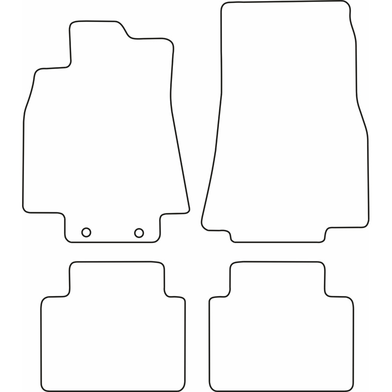 Automatten  Mercedes A Klasse 2004-2012