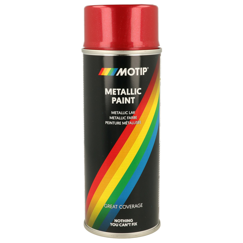 Motip Metallic Lacquer - Red - 400ml