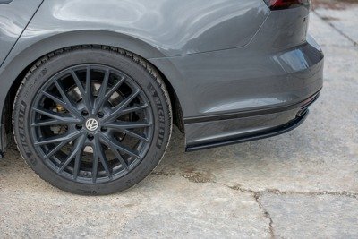 Zijdiffusers VW Passat R-Line B8 Glans Zwart