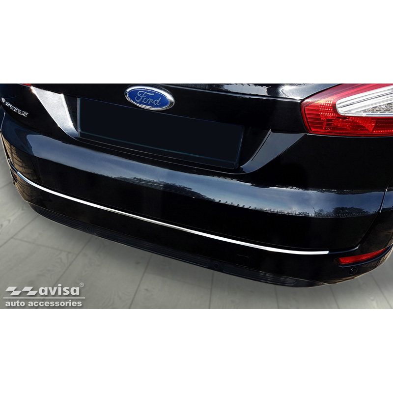 RVS Achterbumperprotector  Ford Mondeo Wagon FL 2010-2014 'Ribs'