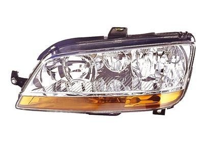 koplamp, H7+H1, elektr verstelb, incl motortje, rechts,-11/2005