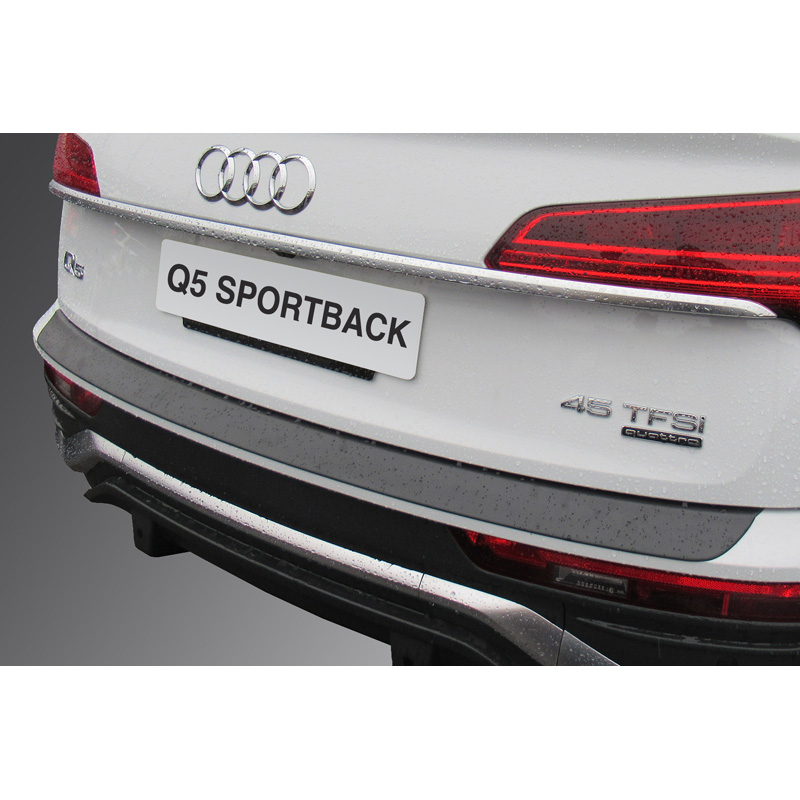 ABS Rear bumper protector  Audi Q5 Sportback 2020- Black