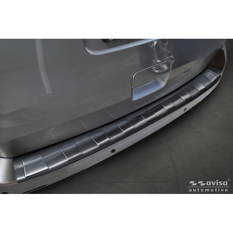 Avisa Black Stainless Steel Rear bumper protector  Citroën Space Tourer & Jumpy 2016- / Peugeot Traveller & Expert 2016- / Toyota Proace Verso 2016- / Opel Vivaro & Zafira Life 2019-
