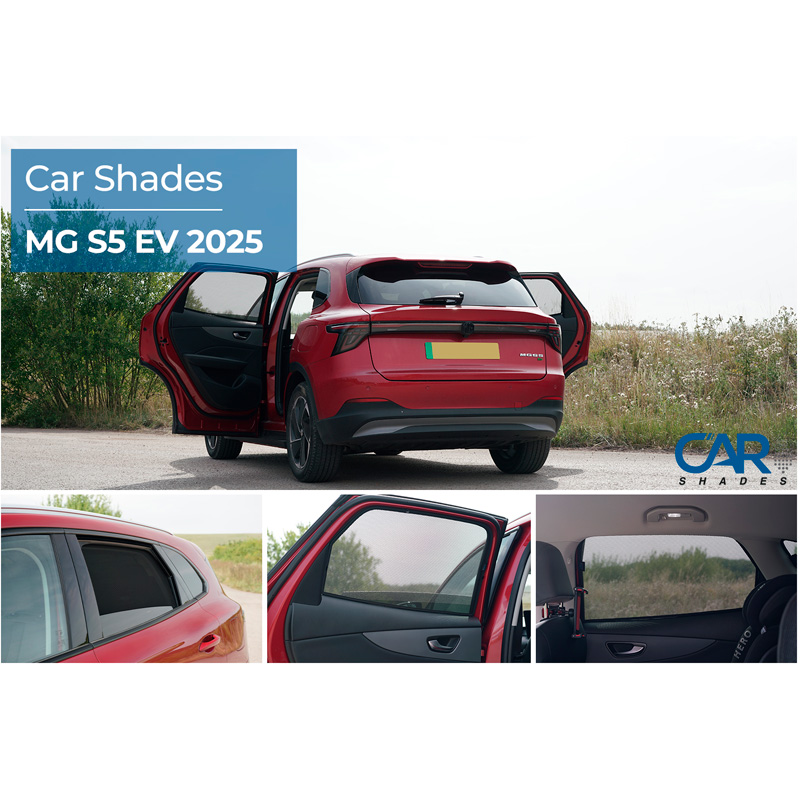 Set Car Shades (rear side doors)  MG S5 (EV) 2025- (2-pieces)