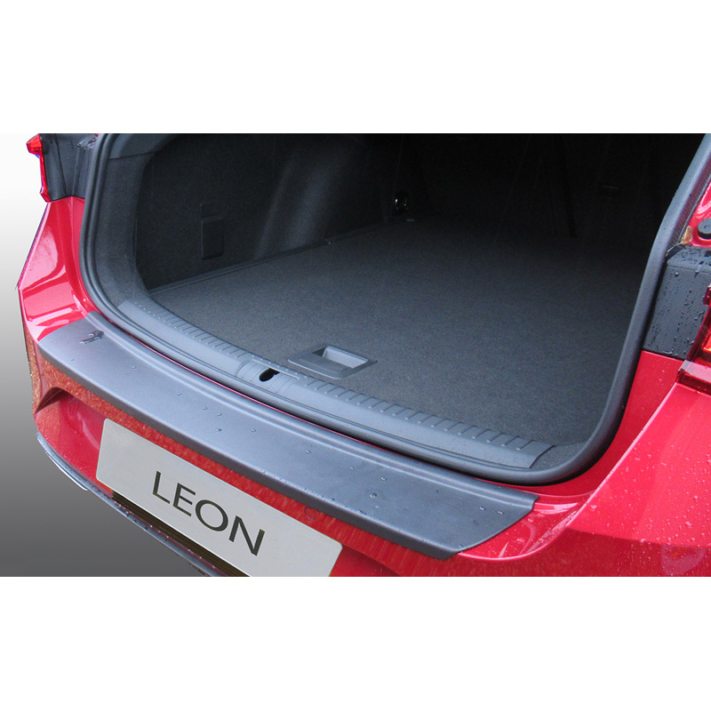 ABS Rear bumper protector  Seat Leon IV ST Sportstourer 2020- Black