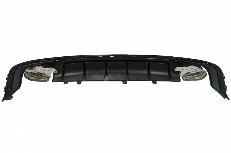 Diffusor Audi A6 S-Line C8 Glanzend Zwart incl. sierstukken