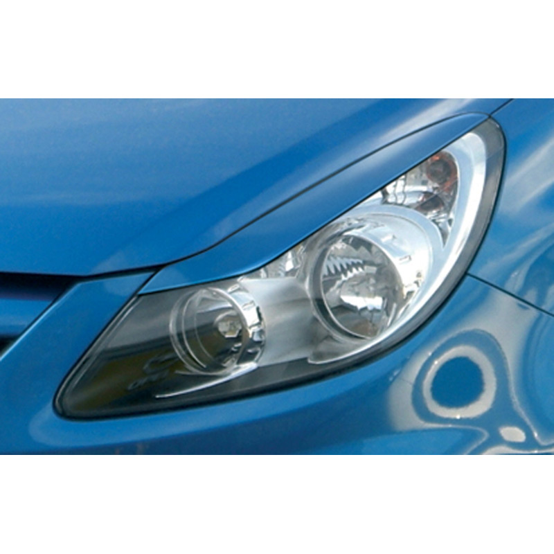 Koplampspoilers  Opel Corsa D 2006- (ABS)