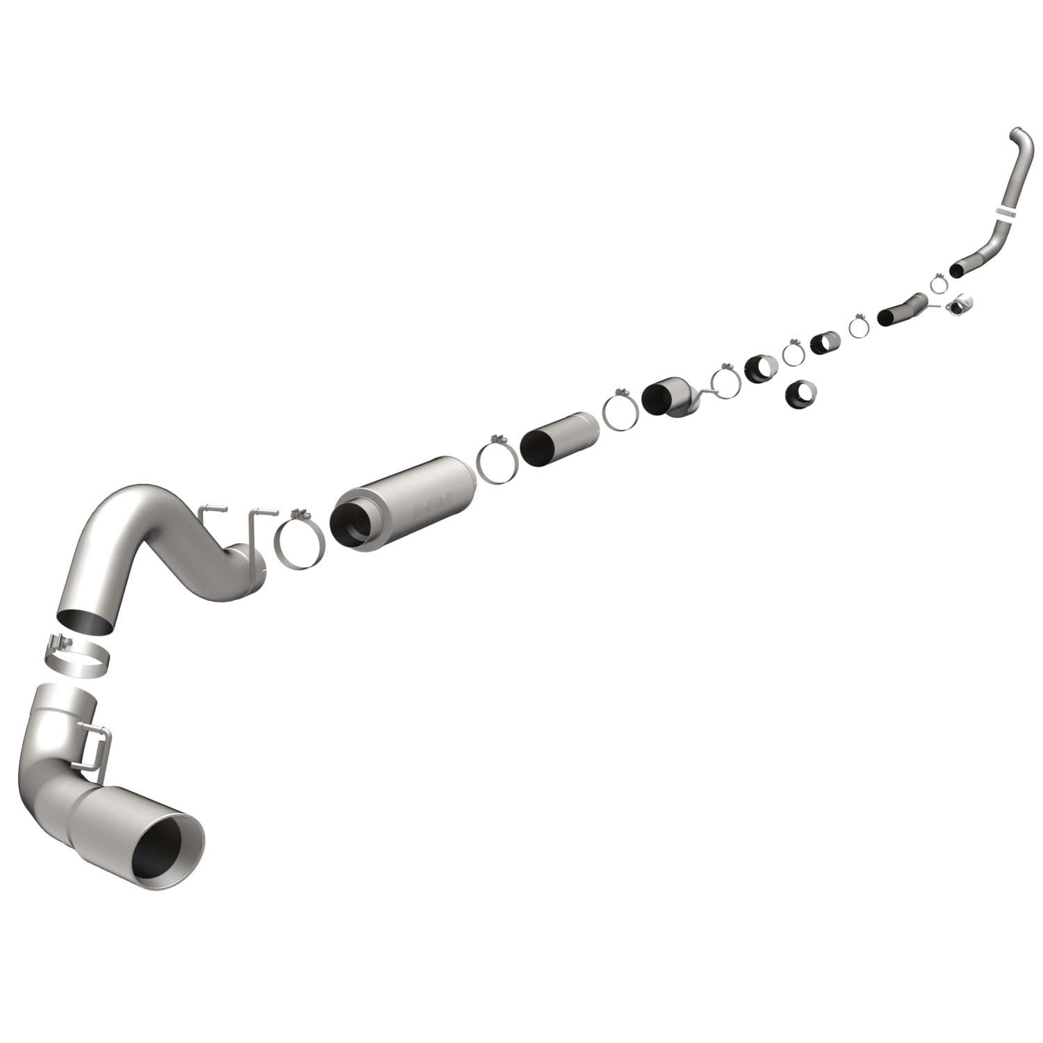 Ford Sys TB 99-03 Ford 7.3L 5" CC/SB-LB Magnaflow Cat-Back