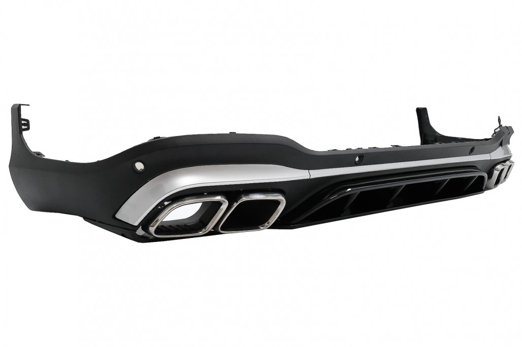 Diffusor Mercedes GLC X253 (2020-..) Facelift GLC63 incl. Uitlaat Stukken