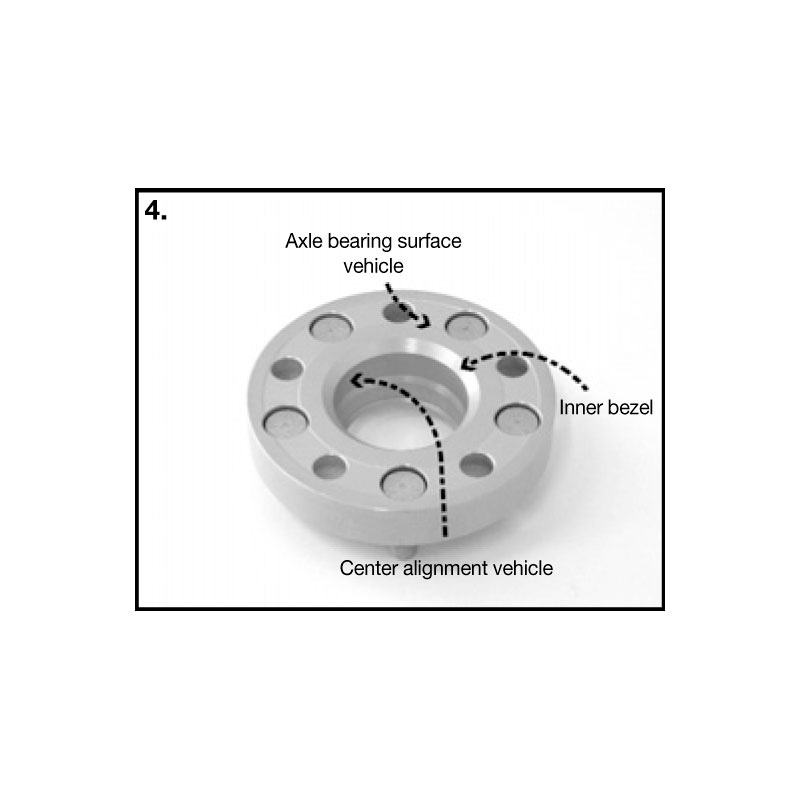 H&R DRM-System Wheelspacers 18mm 4x100 - Hub 54,1mm - Bolt size M12x1,5 -  Kia/Opel
