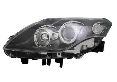 koplamp, H7+H7, elektr verstelb, zwart, links Renault Laguna, 20