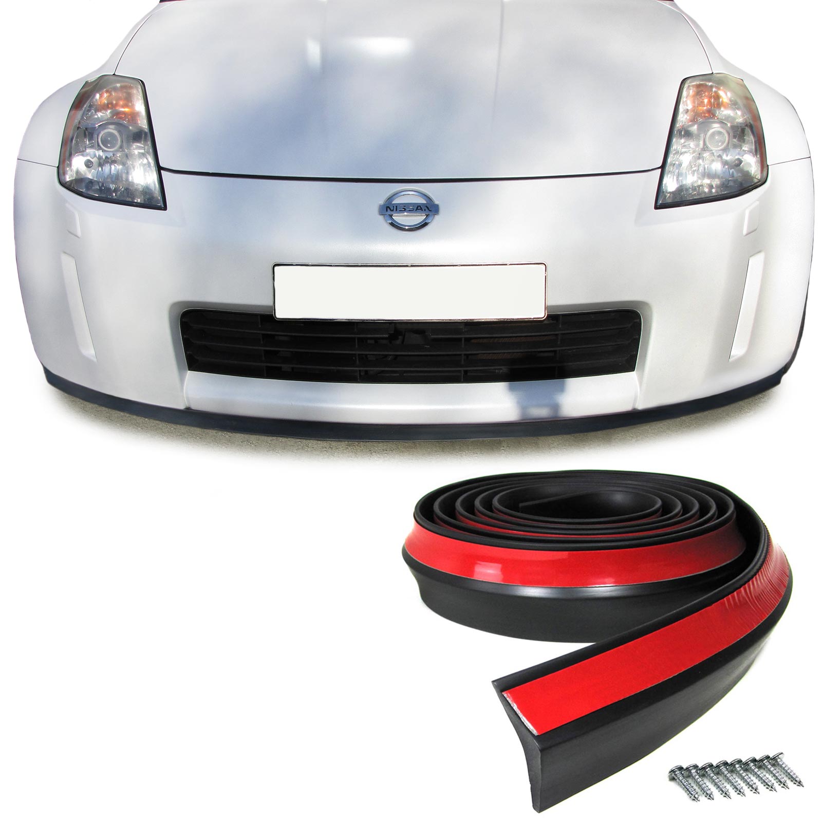 Onder / Spoiler Lip Easy 2 Tune Zwart Universeel