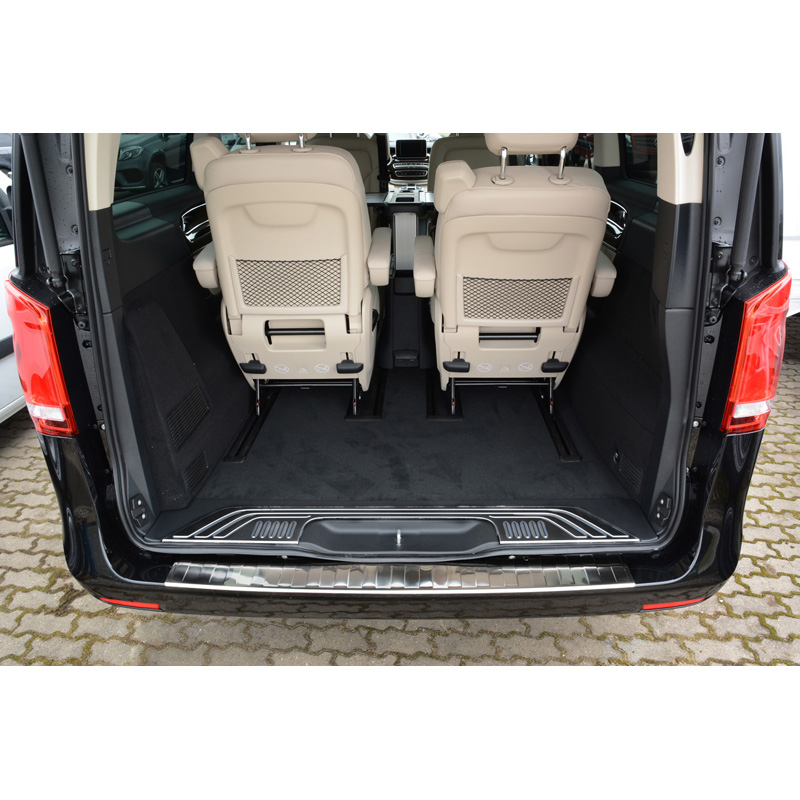 RVS Achterbumperprotector  Mercedes Vito & V-Klasse 2014-2019 & Facelift 2019- 'Ribs'