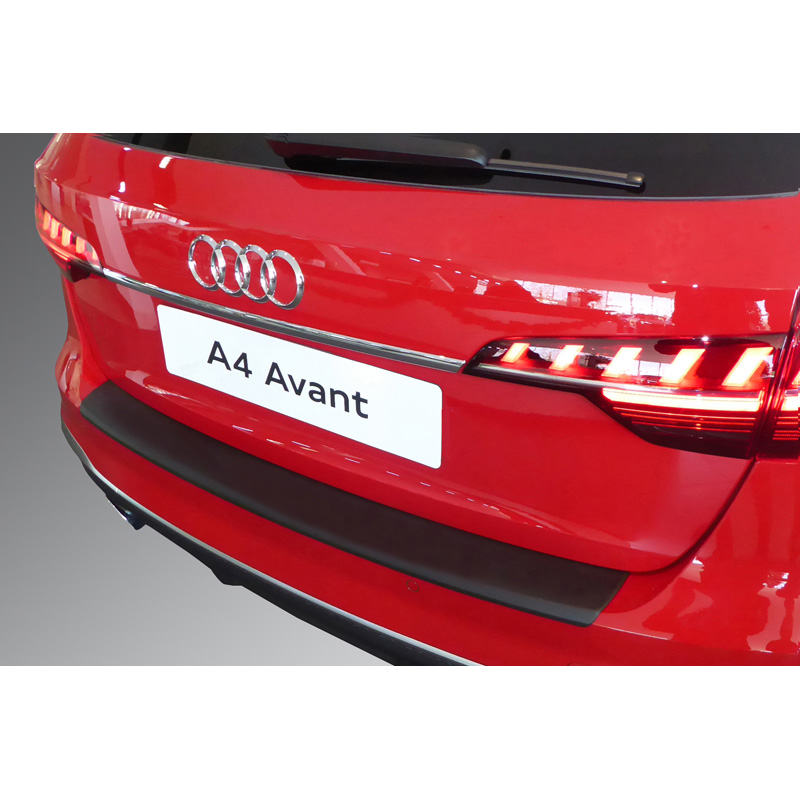 ABS Rear bumper protector  Audi A4 Avant S-Line & S4 Avant Facelift 2019- Black